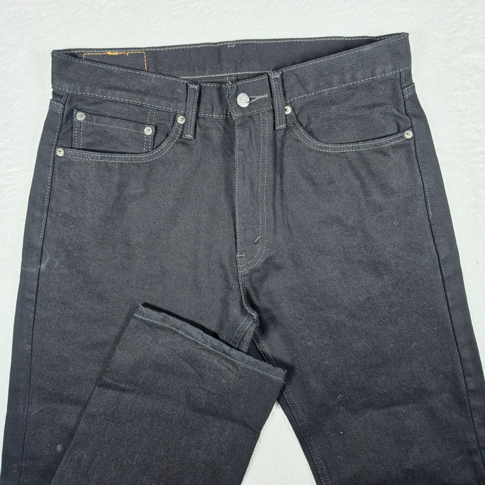 NEW Levi's 505 Regular Fit Mens 34/34 Black Denim Straight Leg Jeans S40109